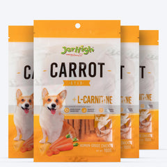 JerHigh Carrot Stix Dog Treats - 100 g